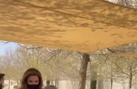 Rania de Jordanie et son mari le roi Abdullah II de sortie le 30 mars 2021.