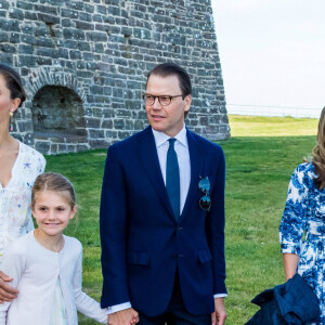 La princesse Victoria de suède, la princesse Estelle, le prince Daniel, la princesse Sofia (Hellqvist ) , le prince Carl Philip - La famille royale de Suède se retrouve au palais Solliden pour le Victoria Day, l'anniversaire de la princesse Victoria de Suède à Borgholm le 14 juillet 2020.