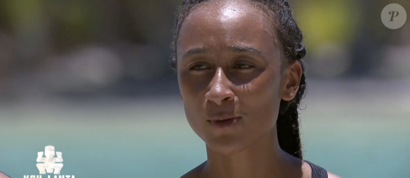 Shanice dans "Koh-Lanta, Les Armes secrètes", sur TF1.