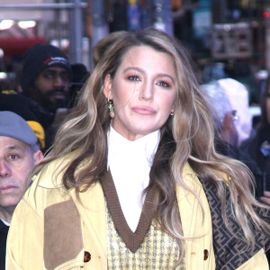 Blake Lively en promotion pour The Rythm Section (La section Rythmique) à New York le 28 janvier 2020. 