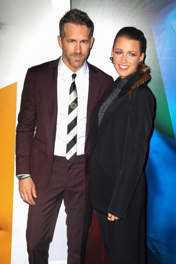 Ryan Reynolds et sa femme Blake Lively à la première de "A Simple Favor" à New York, le 10 septembre 2018. 
