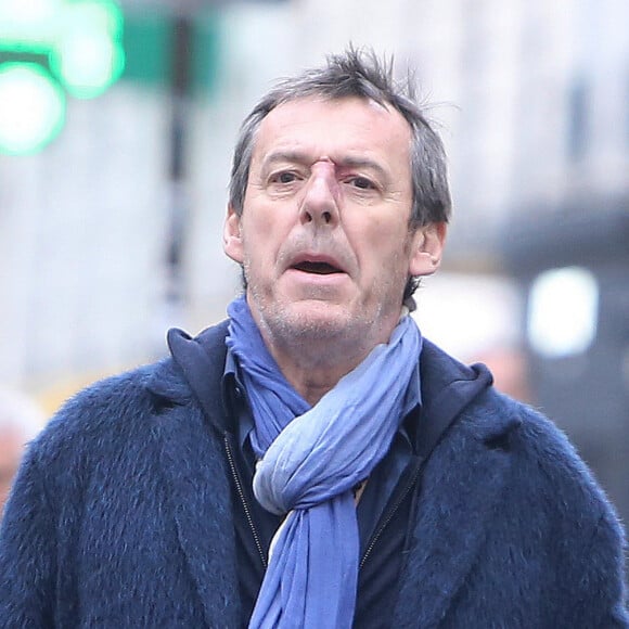 Jean-Luc Reichmann - Arrivées aux obsèques de Michou en l'église Saint-Jean de Montmartre à Paris. © Panoramic / Bestimage