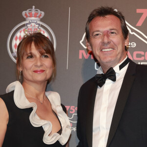 Semi- Exclusif - Jean-Luc Reichmann et sa femme Nathalie - Gala du 75ème Grand Prix de Monaco le 28 mai 2017. © Claudia Albuquerque/Bestimage