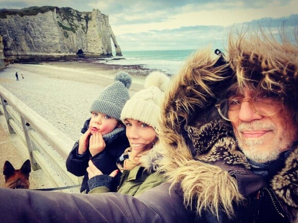 Laetitia Bertignac, Louis Bertignac et leur fils Jack, sur Instagram en janvier 2021.