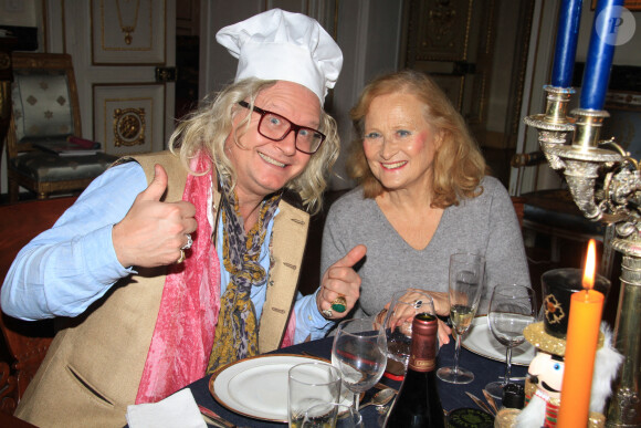 Exclusif - Pierre-Jean Chalençon, Katia Tchenko lors d'un dîner au Palais Vivienne à Paris. © Baldini / Bestimage