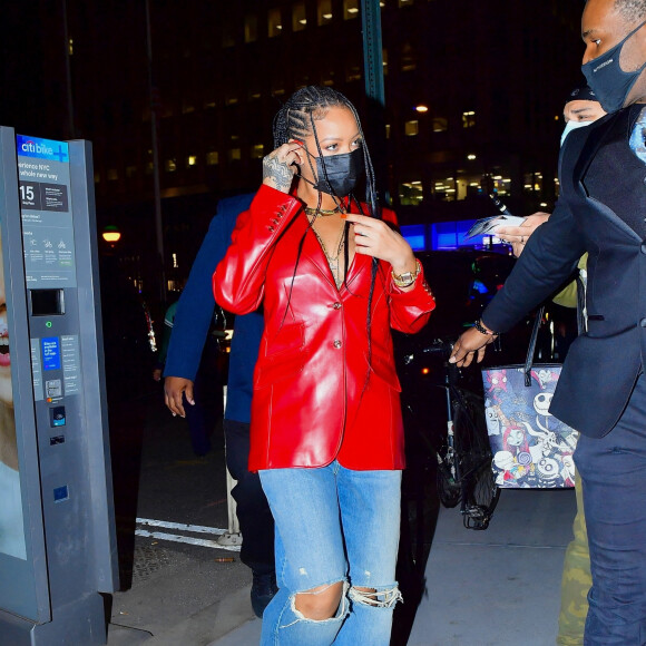 Rihanna à New York, le 6 avril 2021.