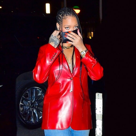 Rihanna à New York, le 6 avril 2021.