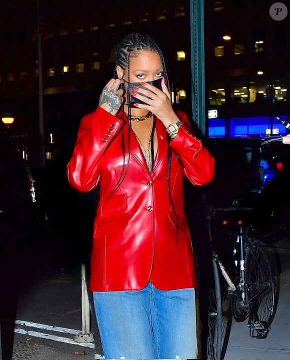 Rihanna à New York, le 6 avril 2021.