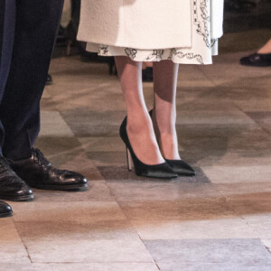 Catherine Kate Middleton, duchesse de Cambridge, le prince William, duc de Cambridge, le prince Harry, duc de Sussex, Meghan Markle, duchesse de Sussex (enceinte de son fils Archie), le prince Charles, prince de Galles lors de la messe en l'honneur de la journée du Commonwealth à l'abbaye de Westminster à Londres le 11 mars 2019.