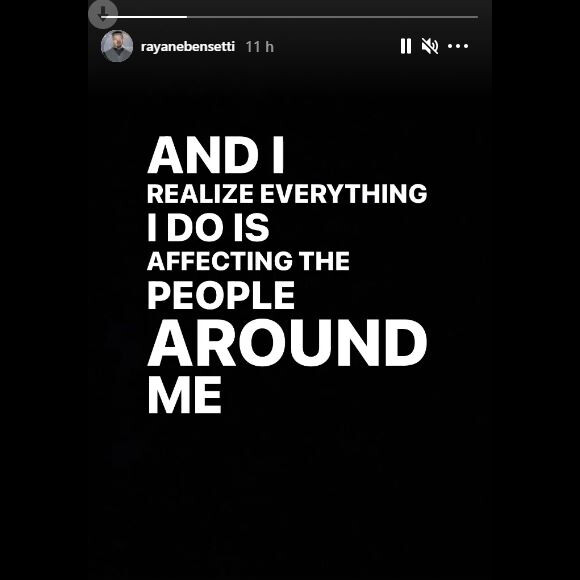 Rayane Bensetti a fait un mea culpa sur Instagram après sa vidéo compromettante avec Camille Lellouche.