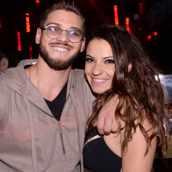 Rayane Bensetti et sa compagne Denitsa Ikonomova - After-party de la finale de l'émission "Danse avec les Stars" (DALS) au VIP ROOM à Paris le 23 Novembre 2019. © Rachid Bellak / Bestimage