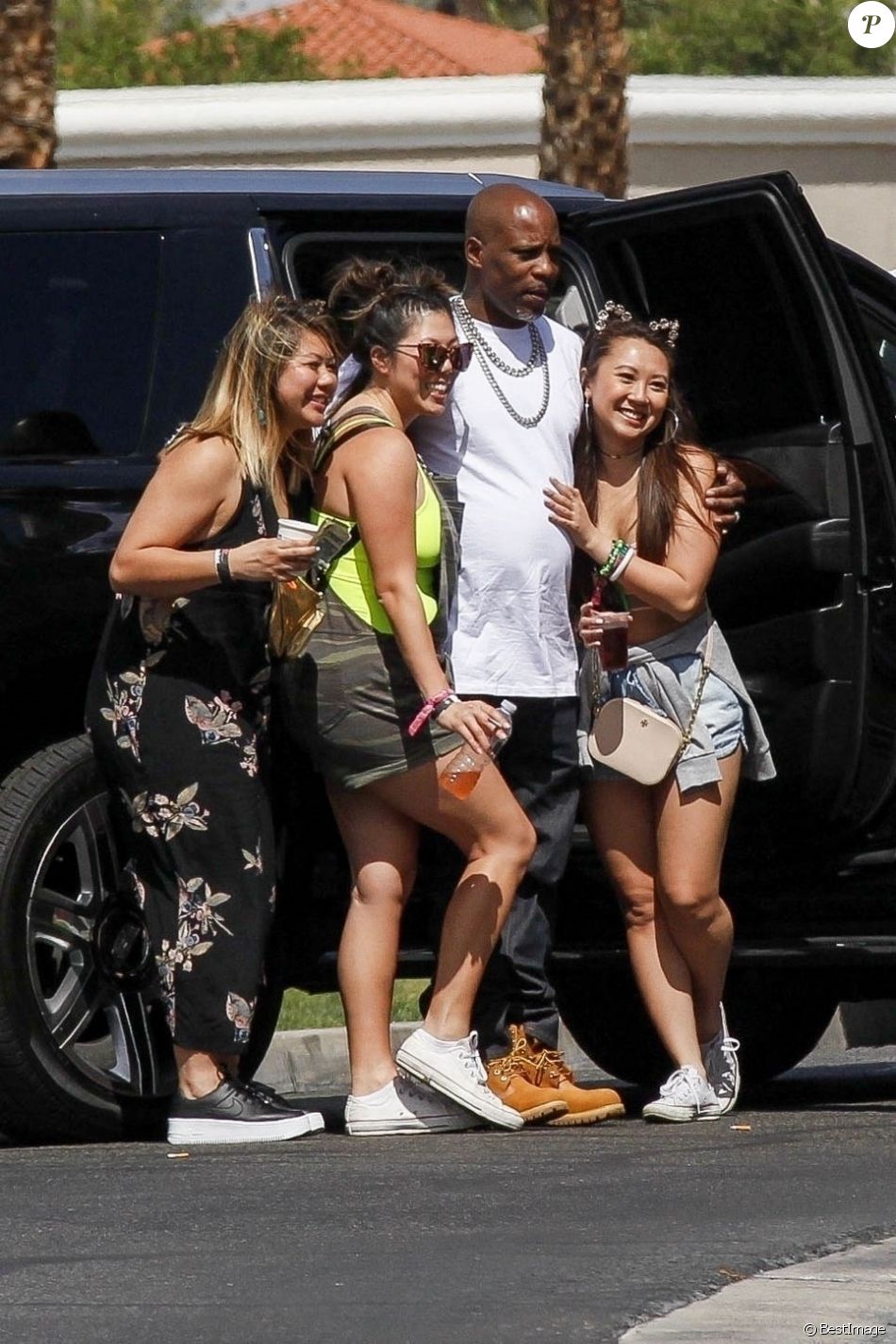 Exclusif - DMX arrive au festival "Coachella 2019" à Indio, le 20 avril 2019.
