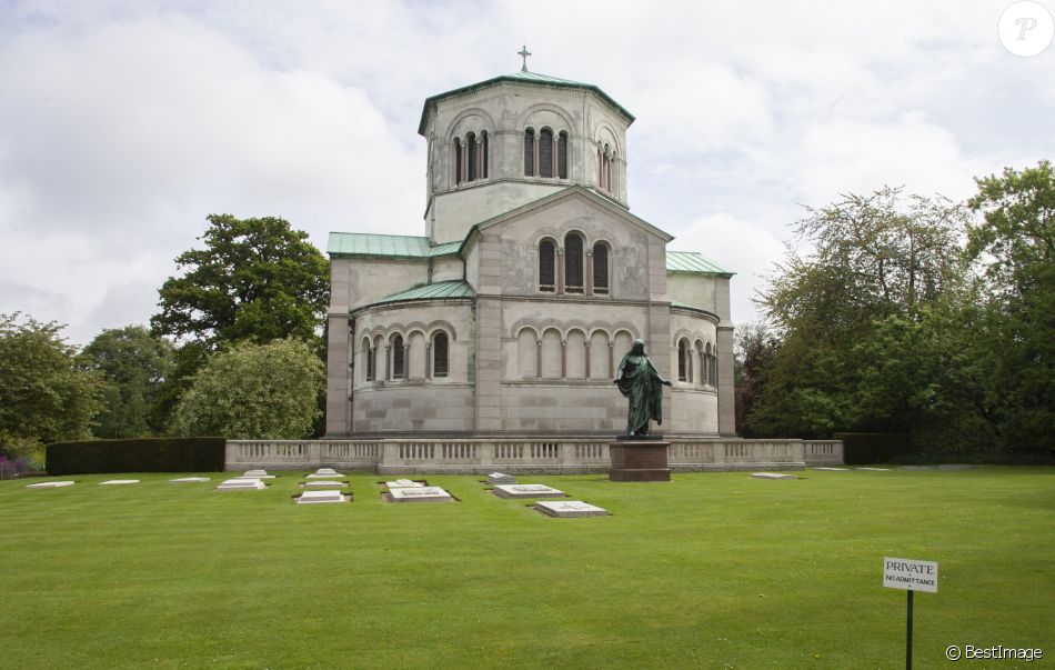Illustration du cimetière royal de Frogmore, où sera inhumé le prince Philip, duc d'Edimbourg, près du château de Windsor. Le 9 avril 2021