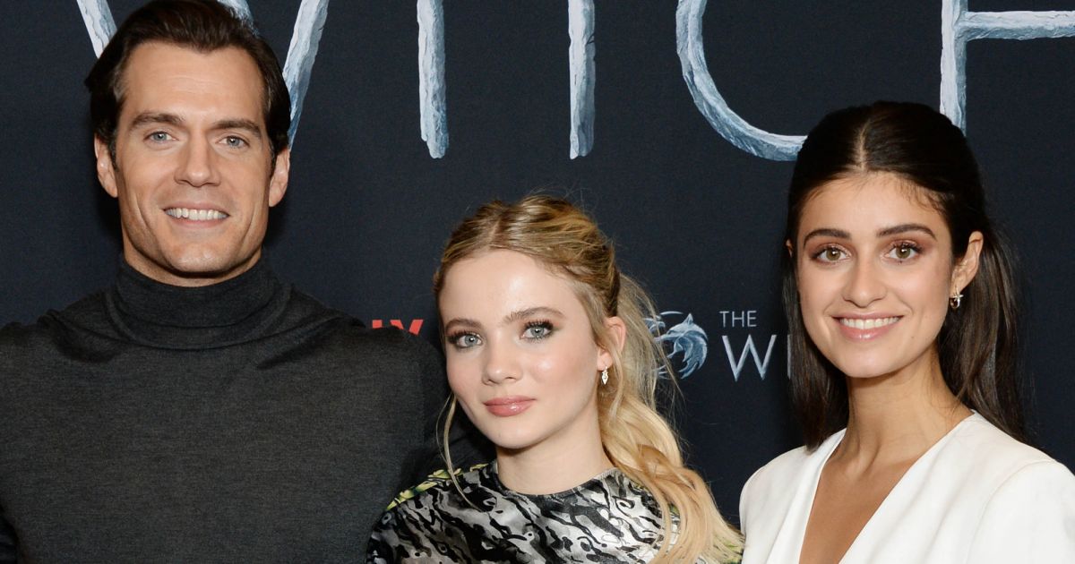 Henry Cavill, Freya Allan et Anya Chalotra - Soirée de Netflix The