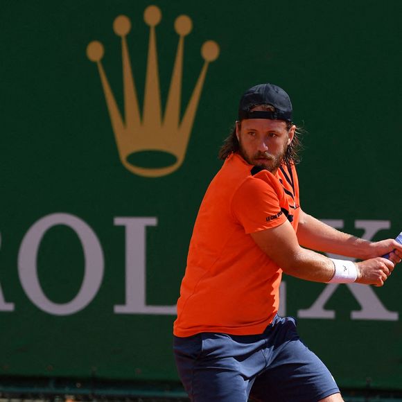 Lucas Pouille lors du tournoi de tennis Rolex Monte Carlo Masters 2021 à Monaco, le 13 avril 2021. © Antoine Couvercelle/Panoramic/Bestimage