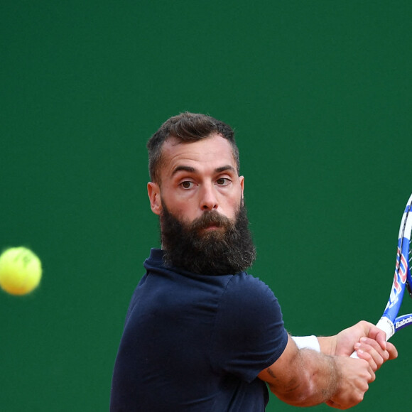 Benoit Paire lors du tournoi de tennis Rolex Monte Carlo Masters 2021 à Monaco, le 11 avril 2021. © Antoine Couvercelle/Panoramic/Bestimage