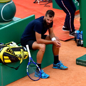 Benoit Paire lors du tournoi de tennis Rolex Monte Carlo Masters 2021 à Monaco, le 11 avril 2021. © Bruno Bebert/Bestimage