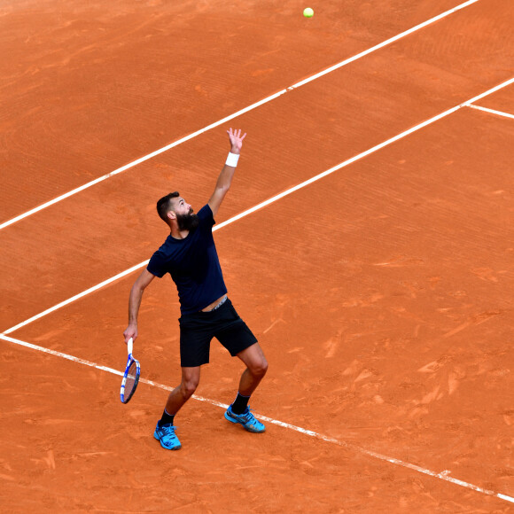 Benoit Paire lors du tournoi de tennis Rolex Monte Carlo Masters 2021 à Monaco, le 11 avril 2021. © Antoine Couvercelle/Panoramic/Bestimage