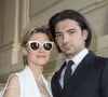 Gautier Capuçon et sa femme Delphine au défilé de mode Valentino Hommes printemps-été 2017 à l'Hôtel Salomon de Rothschild à Paris, le 22 juin 2016. © Olivier Borde/Bestimage