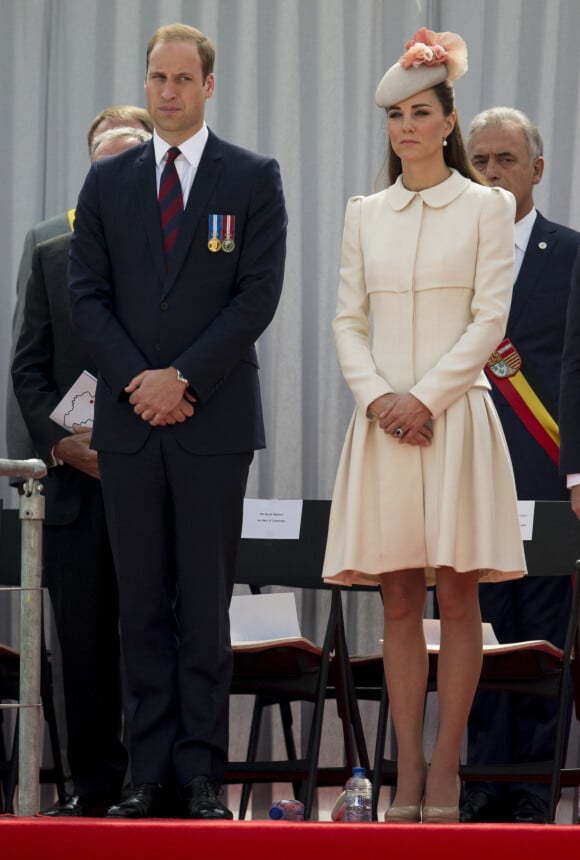 Le Prince William, Catherine Kate Middleton, la duchesse de Cambridge - Cérémonie de commémoration du centenaire de la première guerre mondiale au Mémorial Interallié de Cointre à Liège en Belgique.
