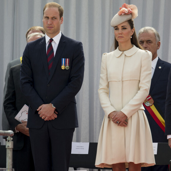 Le Prince William, Catherine Kate Middleton, la duchesse de Cambridge - Cérémonie de commémoration du centenaire de la première guerre mondiale au Mémorial Interallié de Cointre à Liège en Belgique.