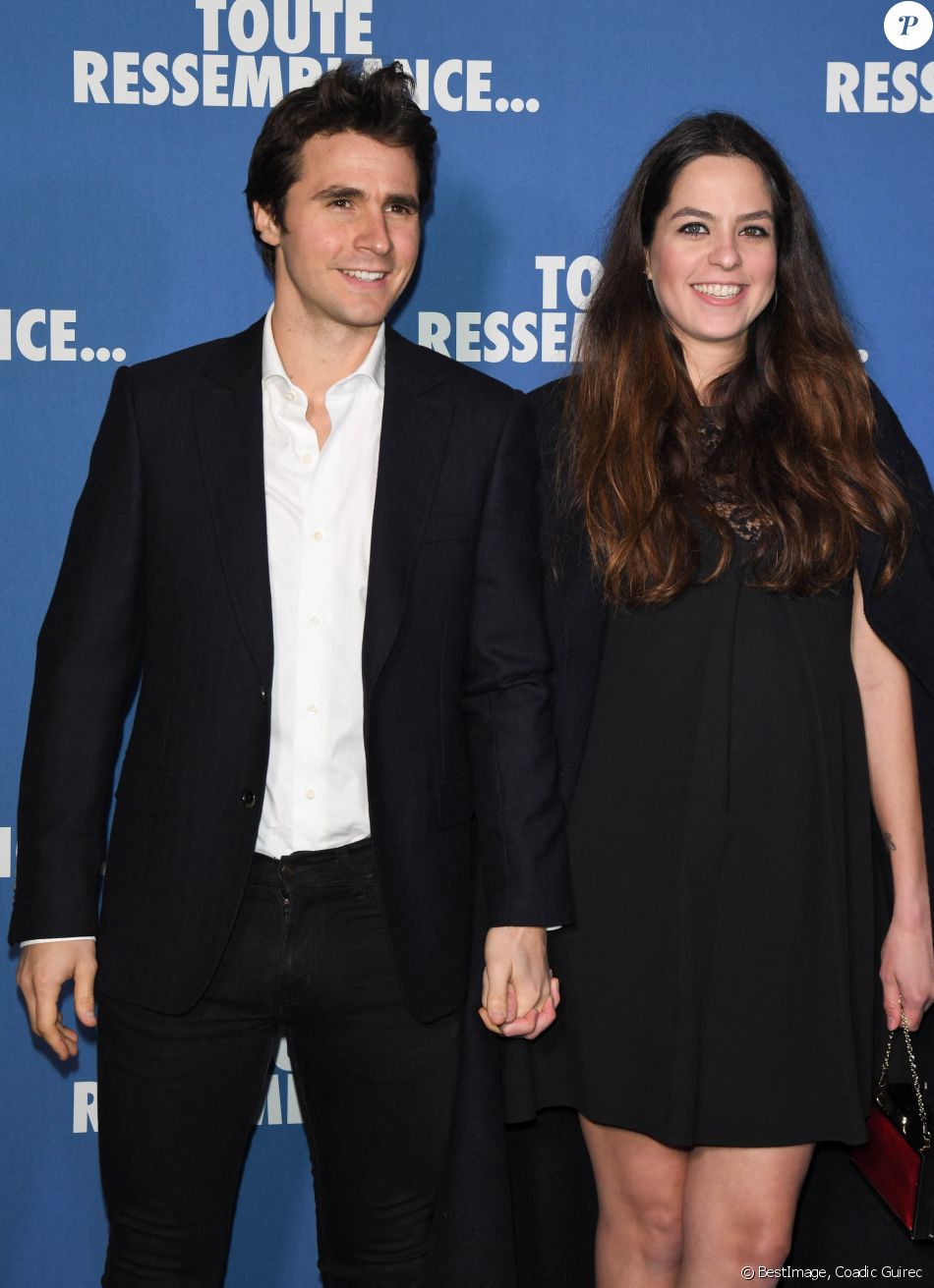 Anouchka Delon et son compagnon Julien Dereims - Avant-première du film "Toute ressemblance..." au cinéma UGC Ciné Cité Les Halles à Paris, le 25 novembre 2019. © Coadic Guirec/Bestimage