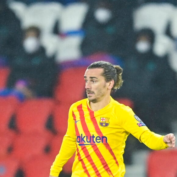 Antoine Griezmann - Match de football en 1/8ème finale de ligue des champion entre le Paris Saint Germain et Barcelone au parc des Princes à Paris, le 10 mars 2021. © JB Autissier / Panoramic / Bestimage