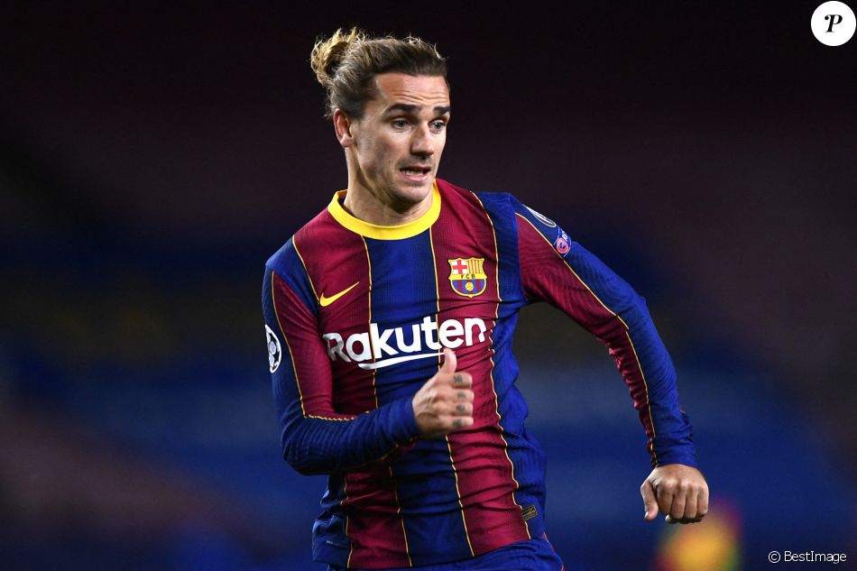 Antoine Griezmann - Match de ligue des Champions entre le FC Barcelone et la Juventus de Turin à Barcelone, le 8 décembre 2020. © Imagesport / Panoramic / Bestimage