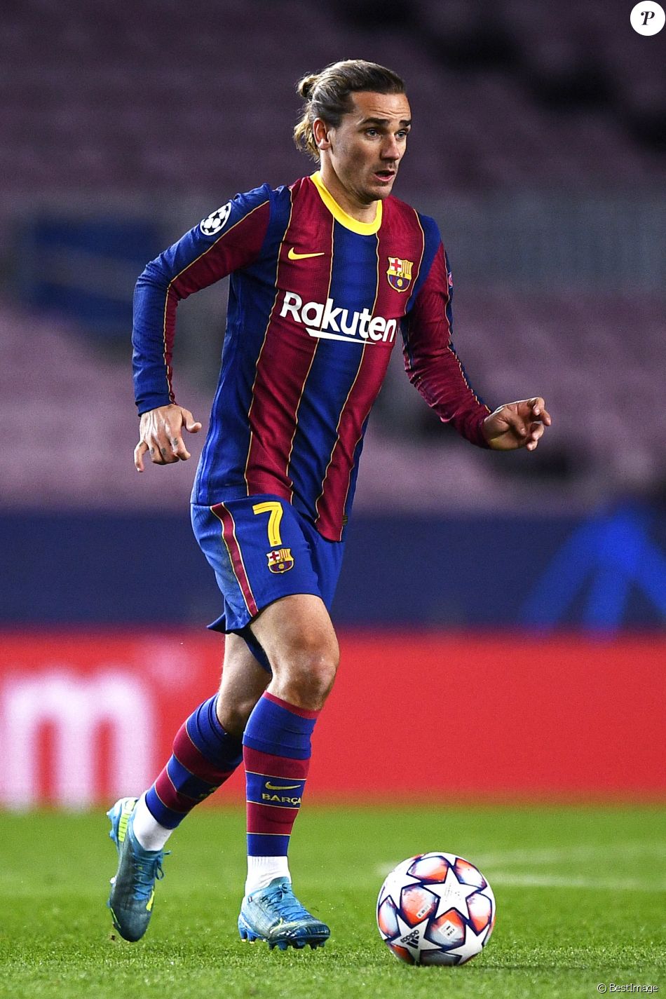 Antoine Griezmann - Match de ligue des Champions entre le FC Barcelone et la Juventus de Turin à Barcelone, le 8 décembre 2020. © Imagesport / Panoramic / Bestimage