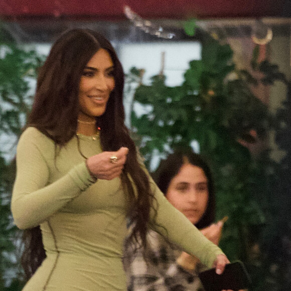 Kim Kardashian à Beverly Hills, le 24 février 2021.