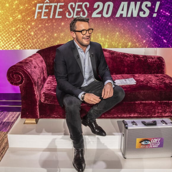 Exclusif - Benjamin Castaldi - Enregistrement de l'émission "Les 20 ans du Loft", diffusée en direct sur C8 et présentée par B.Castaldi, à Paris. Le 8 avril 2021 © Jack Tribeca / Bestimage 