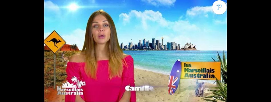 Camille Froment dans "Les Marseillais Australia",sur W9