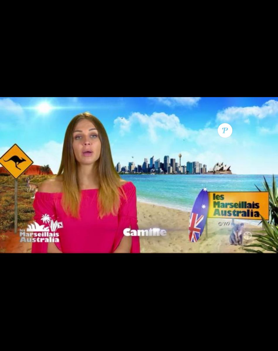 Camille Froment dans "Les Marseillais Australia",sur W9
