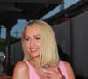 Paris Hilton, radieuse et amoureuse, a assisté à une soirée pré-cérémonie des Oscars au restaurant "Craig's" à Los Angeles.