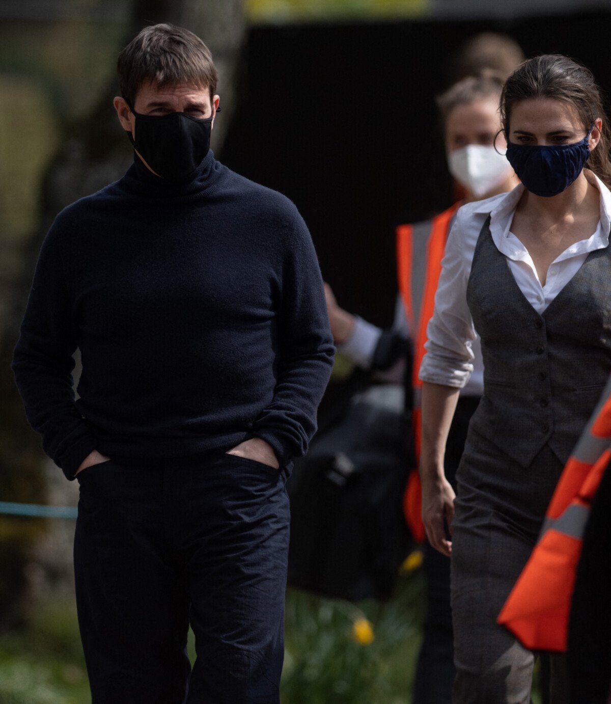 Photo : Tom Cruise et Hayley Atwell sur le tournage de 