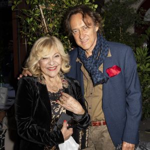 Exclusif - Nicoletta et son mari Jean-Christophe Molinier au restaurant "Le Récamier" à Paris. © Jack Tribeca/Bestimage