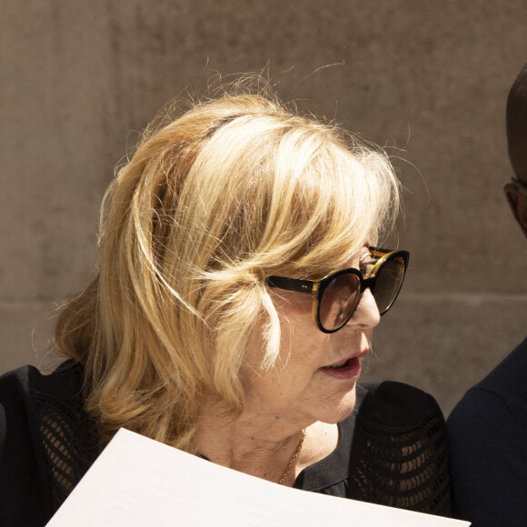 Exclusif - Nicoletta et Lilian Thuram au restaurant Le Récamier. Le 6 Juillet 2020. © Jack tribeca / Bestimage