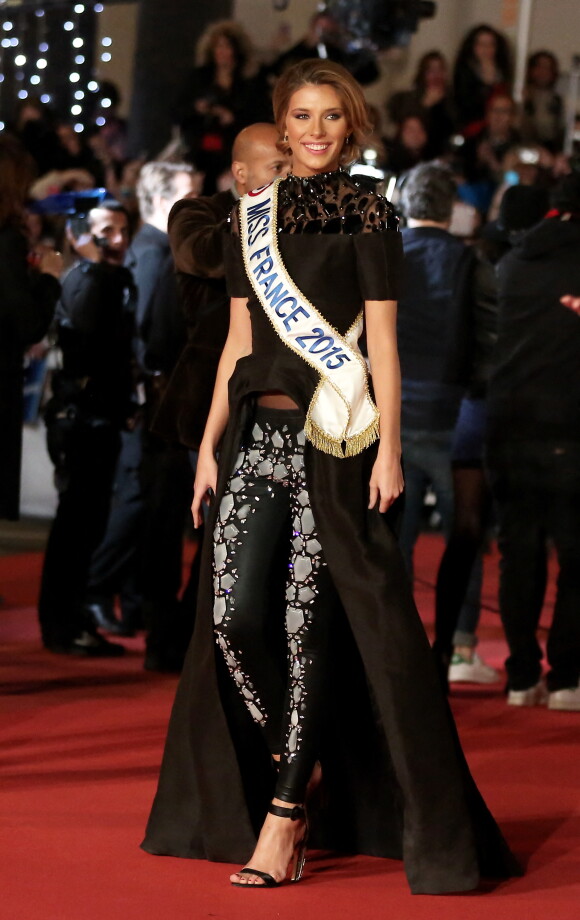 Camille Cerf, Miss France 2015 - 16ème édition des NRJ Music Awards à Cannes. Le 13 décembre 2014