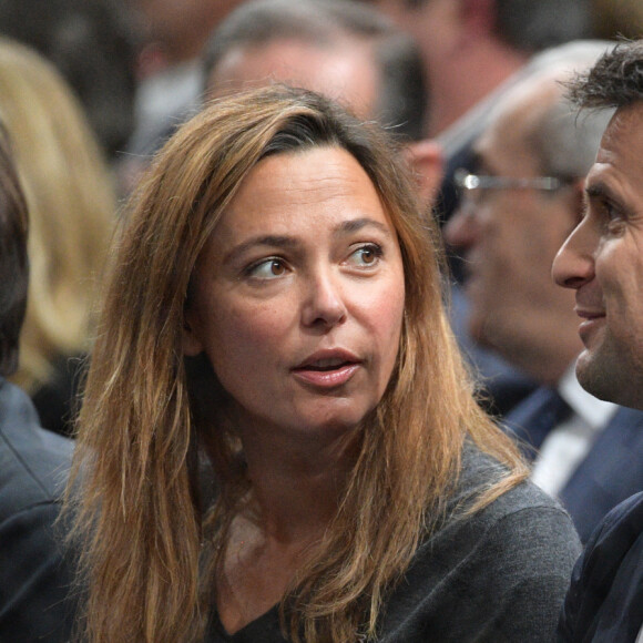 Sandrine Quétier, Fabrice Santoro - Finale du tournoi Rolex Paris Masters 2019 à Paris. Le 3 novembre 2019. © Veeren - Perusseau / Bestimage