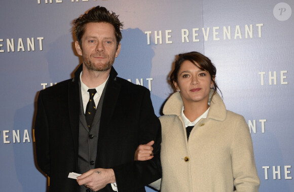 Emma De Caunes avec son mari Jamie Hewlett - Avant-première du film "The Revenant" au Grand Rex à Paris, le 18 janvier 2016. © Coadic Guirec/Bestimage 