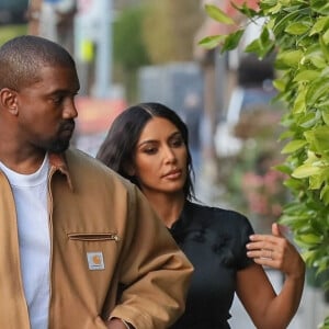 Exclusif - Kim Kardashian et Kanye West vont dîner au restaurant "Giorgio Baldi" à Los Angeles, le 23 mai 2019.