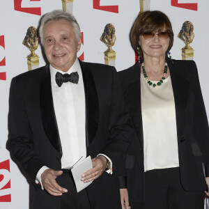 Michel Sardou et sa femme Anne-Marie Périer - 26e nuit des Molières aux Folies Bergère à Paris