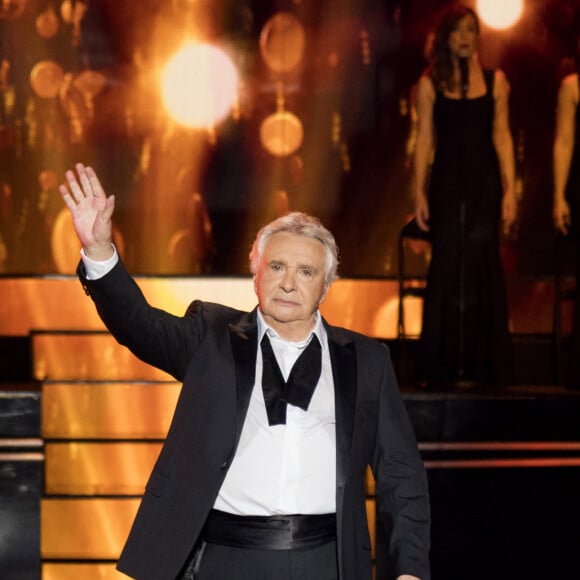 Exclusif - Michel Sardou - Enregistrement de l'émission "Dernier Show" de Michel Sardou au Palais des Sports à Paris. Le 12 septembre 2017 © Pierre Perusseau / Bestimage