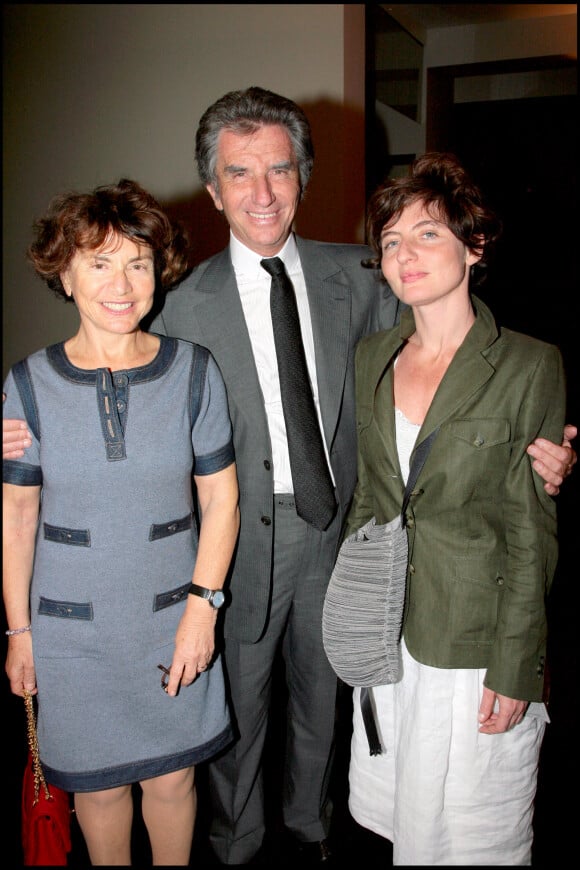 Jack, Monique et Valérie Lang en 2008