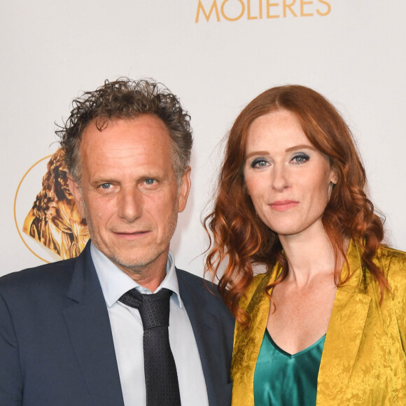 Charles Berling et Audrey Fleurot - Enregistrement à huis clos de la 32ème Cérémonie des Molières au Théâtre du Châtelet à Paris qui sera diffusée le 23 juin 2020 sur France 2. © Guirec Coadic / Bestimage
