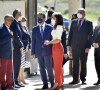 La reine Letizia d'Espagne arrive à la cérémonie d'ouverture du VIe Congrès éducatif sur les maladies rares à Totana, le 30 avril 2021.