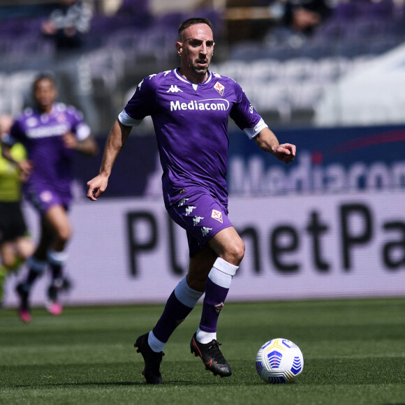 Franck Ribéry lors du match Fiorentina - Juventus Turin, le 25 avril 2021.