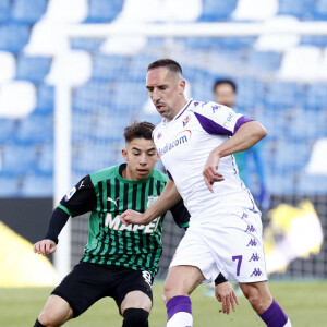 Franck Ribéry lors du match Sassuolo - Fiorentina, le 17 avril 2021.