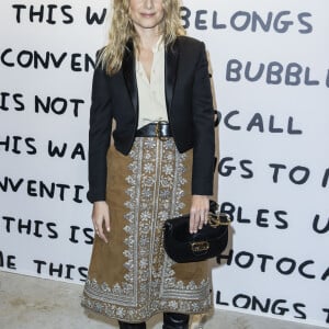 Mélanie Laurent - Vernissage de l'artiste David Shrigley x La Maison Ruinart "Unconventional Bubbles" à l'Opera Bastille à Paris le 5 mars 2020. © Olivier Borde/Bestimage