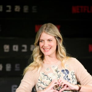 Mélanie Laurent - Conférence de presse de la série "Six Underground" sur Netflix à Séoul en Corée du Sud le 2 décembre 2019. Six Underground est un film d'action américain réalisé par M. Bay, dont la sortie est prévue en 2019 sur Netflix.